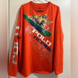 Men’s Polo Ralph lauren XL snowboard alpine long sleeve shirt